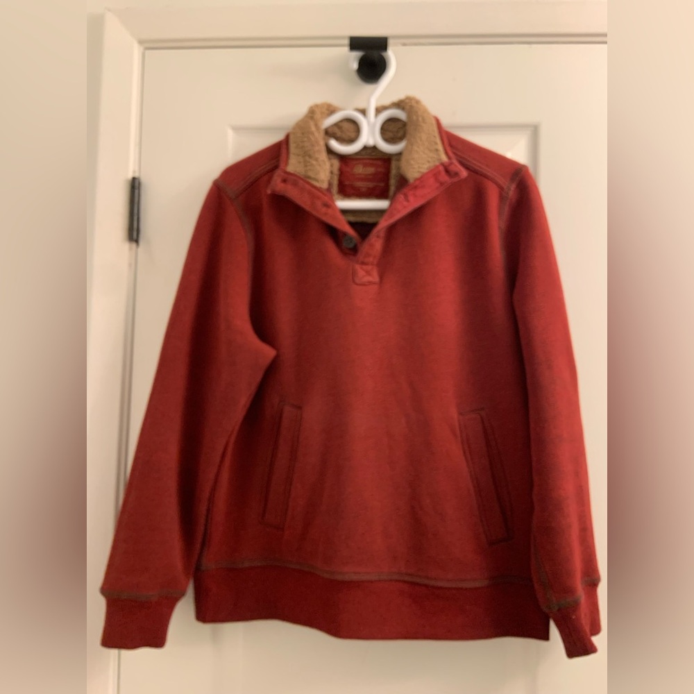 Bass Red Turtleneck Sweater